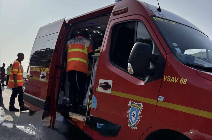 Accident de la circulation à San Bastianu : un motard sérieusement blessé 