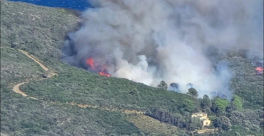 Cagnano : l'incendie rapidement maîtrisé grâce notamment à un débroussaillement efficace