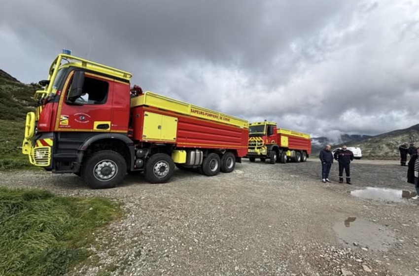Deux nouveaux camions-citerne pour le Sis de Haute-Corse
