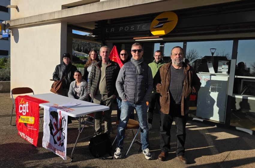 Fin de grève à la Poste de Furiani à Lucciana