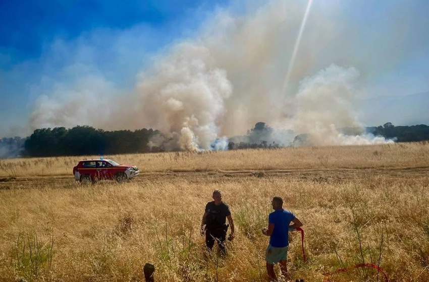 Important incendie à Porto-Vecchio