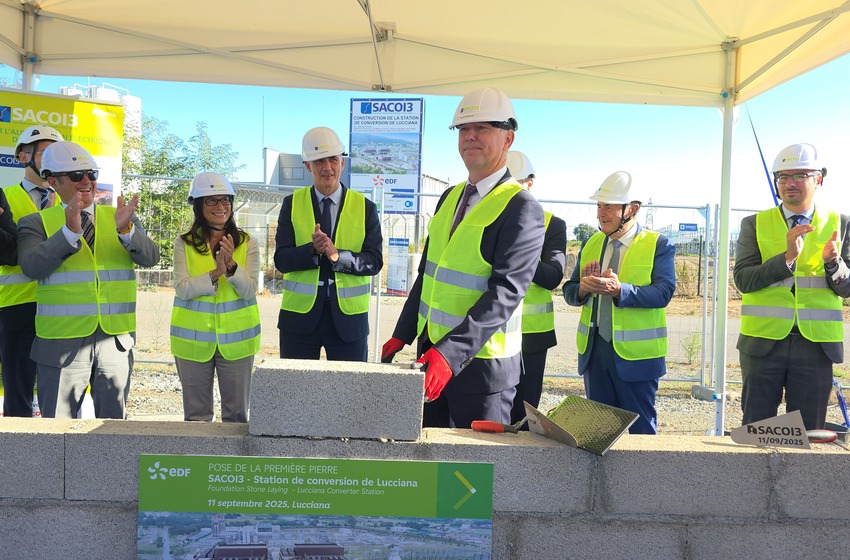 Le chantier du câble électrique de nouvelle génération entre l'Italie et la Corse lancé à Lucciana