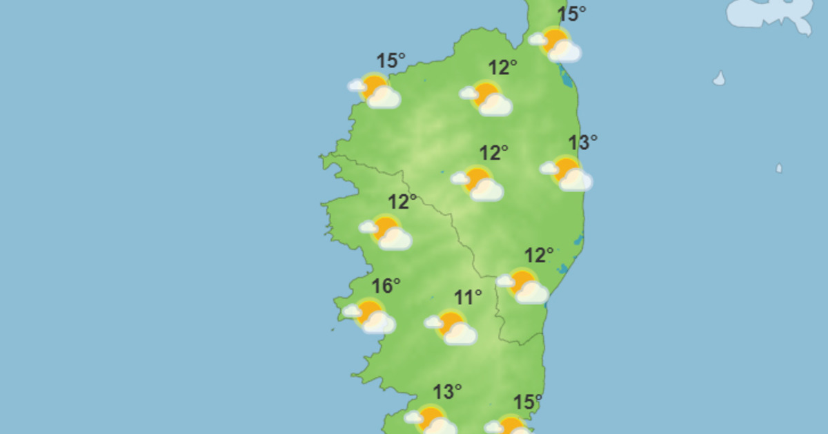 Météo pour ce jeudi 5 janvier 2023 en Corse