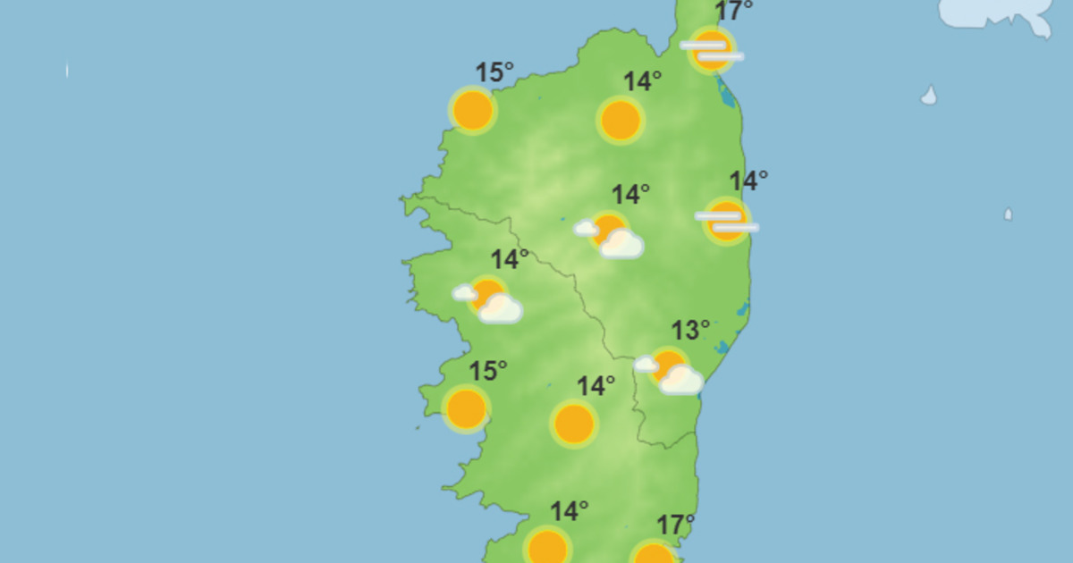 Météo pour ce mercredi 24 janvier 2024 en Corse