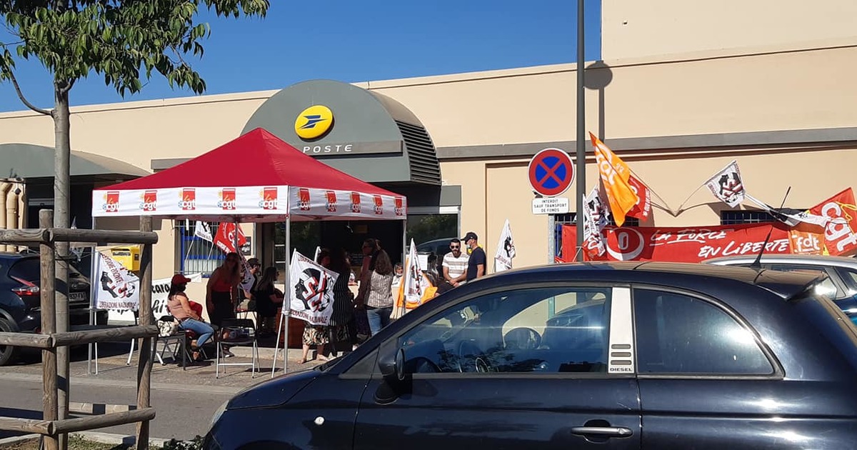 Poursuite De La Greve Dans Les Bureaux De Poste Du Grand Ajaccio