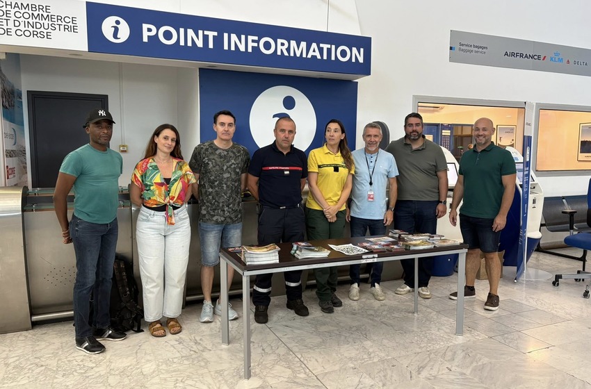 Prévention incendie : journées de sensibilisation à l'aéroport de Bastia 