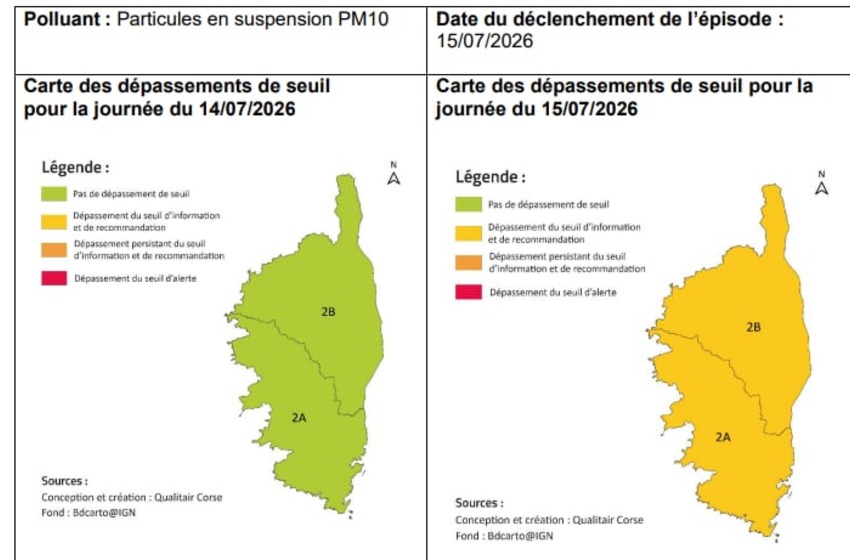 Prévision d'un épisode de pollution atmosphérique
