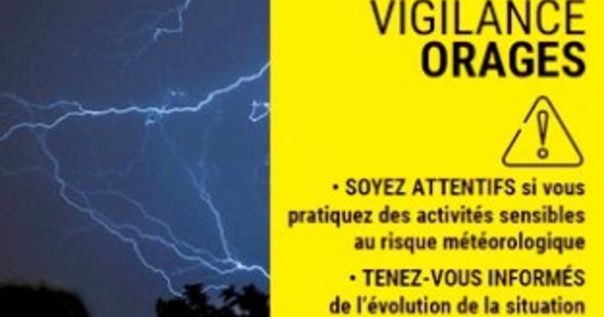 Vigilance Jaune Orages En Corse Jusqu A 15h00 Ce Lundi