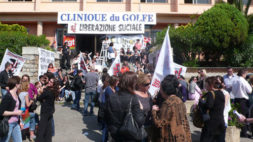 Greve Illimitee A La Clinique Du Golfe A Ajaccio